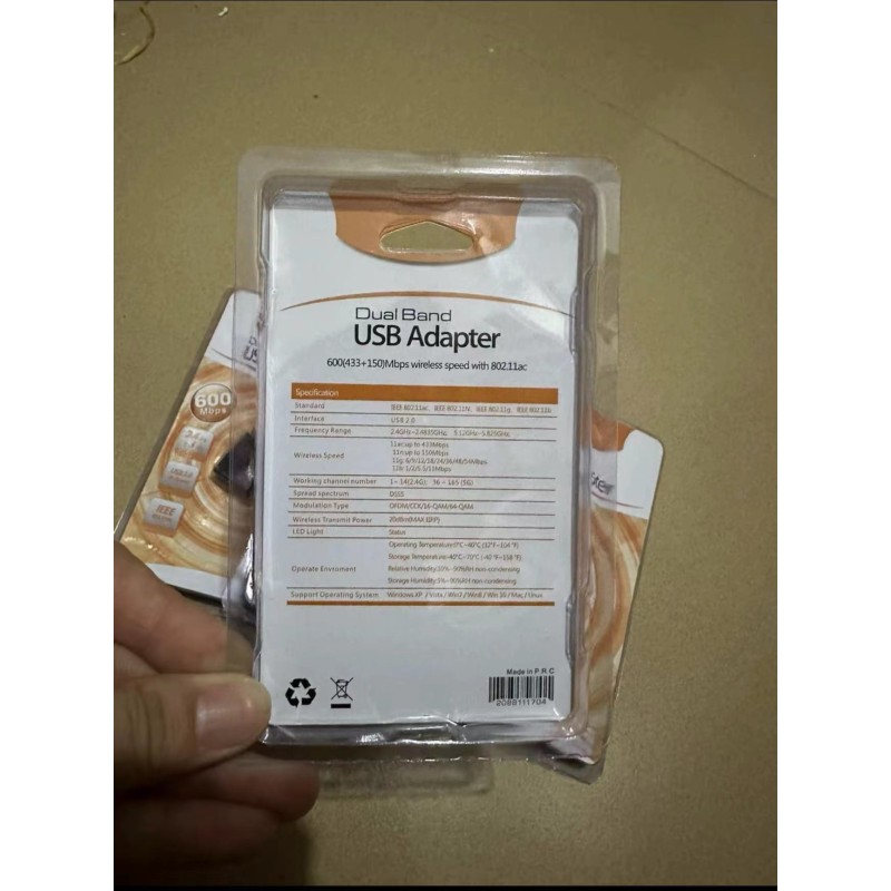 Wireless Network Card Manufacturer - 600M Dual Band Realtek