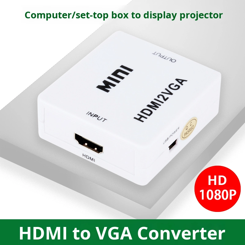 VGA Adapter Factory - Mini HD MI to VGA Full HD1080P