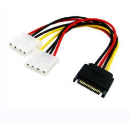 Power Adapter Cable Manufacturer - 15 Pin SATA to 4 Pin Molex