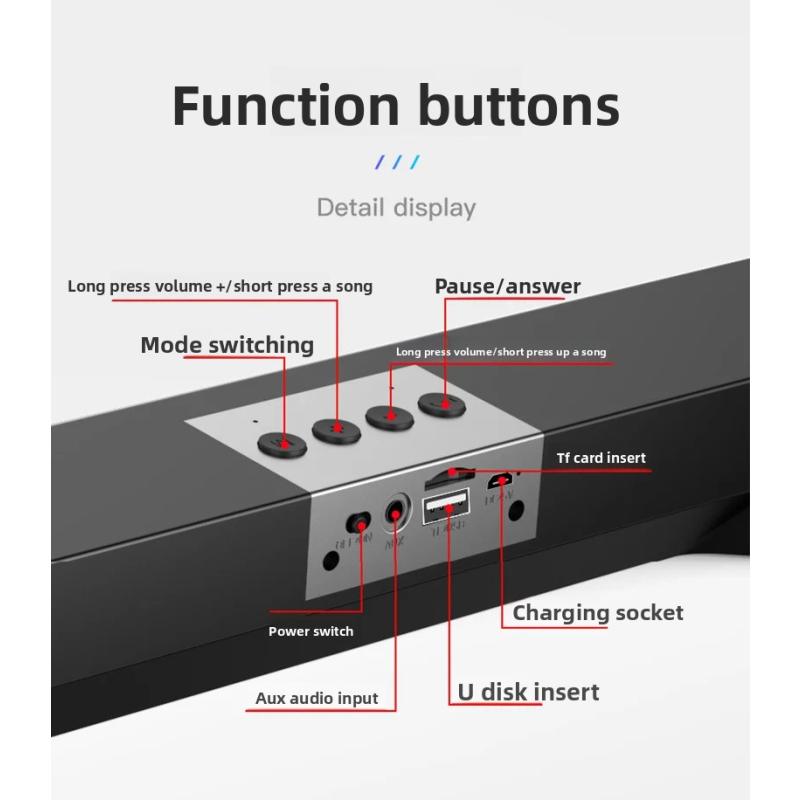 Bluetooth Speaker Factory - Manufacturers E 3503 Long Double