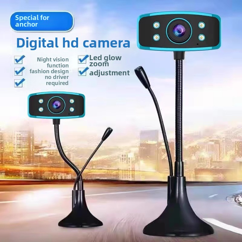 USB Camera Factory - V8 1080P External HD Integrated Mic