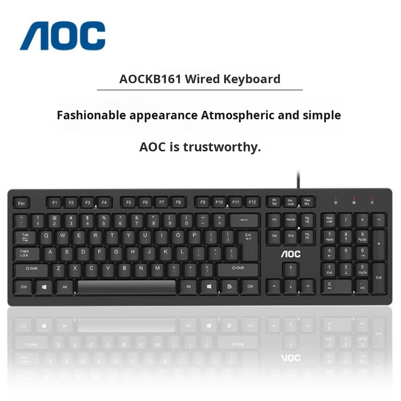 Keyboard Mouse Set Manufacturer - AOC KM160 Wired Waterproof