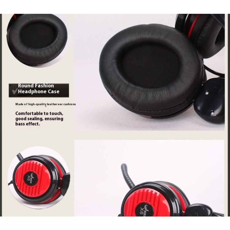 Computer Headset Manufacturer - X6 On Ear Over Ear Anti