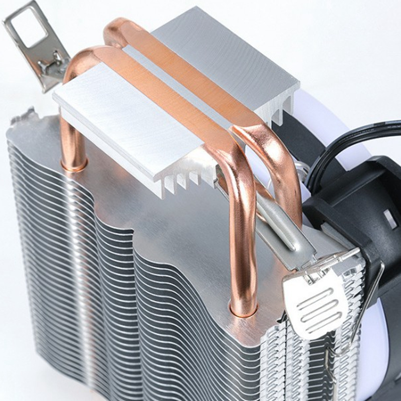 CPU Cooler Manufacturer - 9cm 3 Pin Double Copper Tube