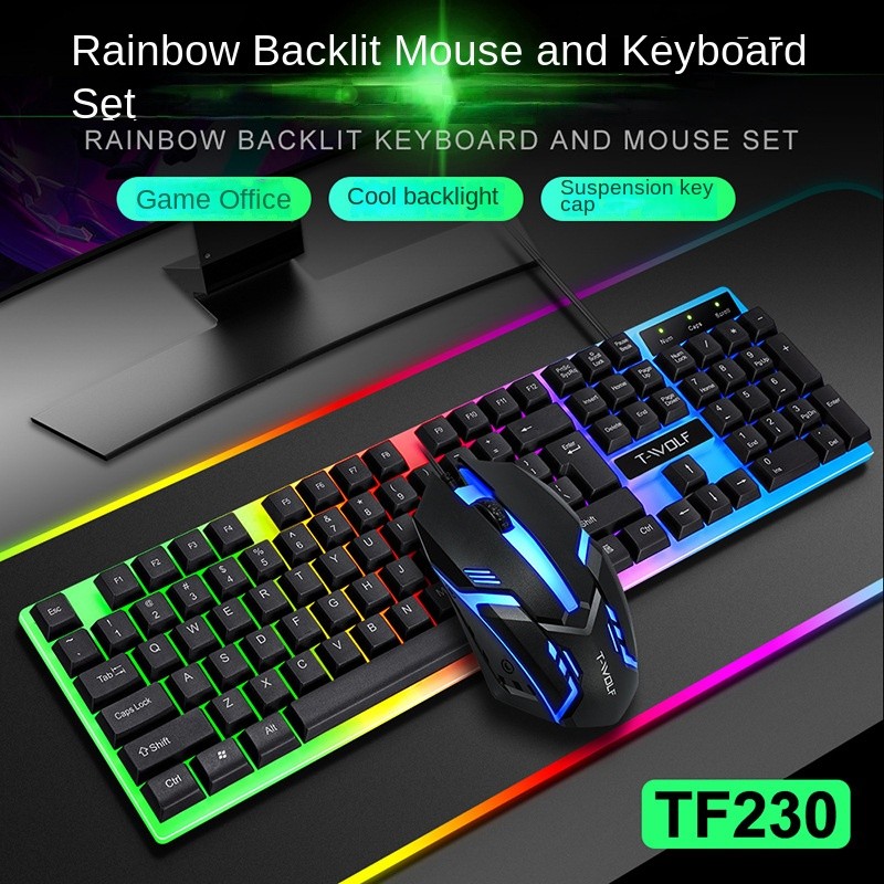 Game Accessories Factory - T wolf TF230 Ultra Thin 104 Key