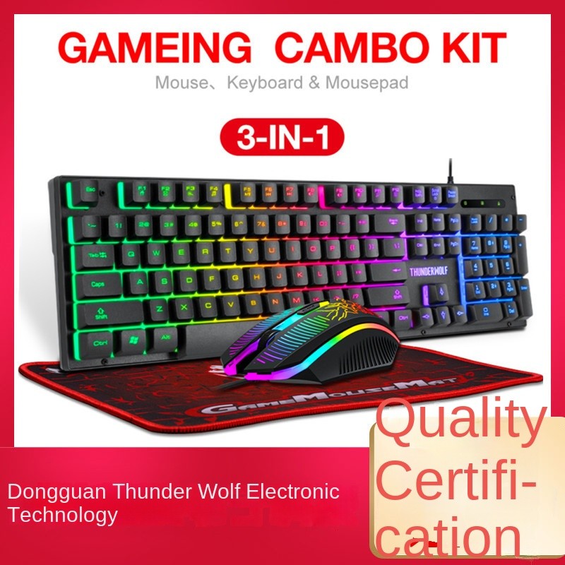 Keyboard Mouse Pad Factory - Professional TF31 Luminous 3 in 1