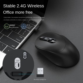 Wireless Mouse Manufacturer - Q8 Mute Charging 500mAh Battery