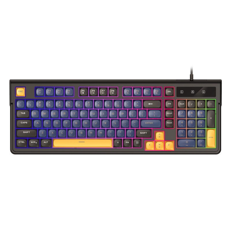 Keyboard Mouse Set Factory - T WOLF TF330 Ultra Thin RGB