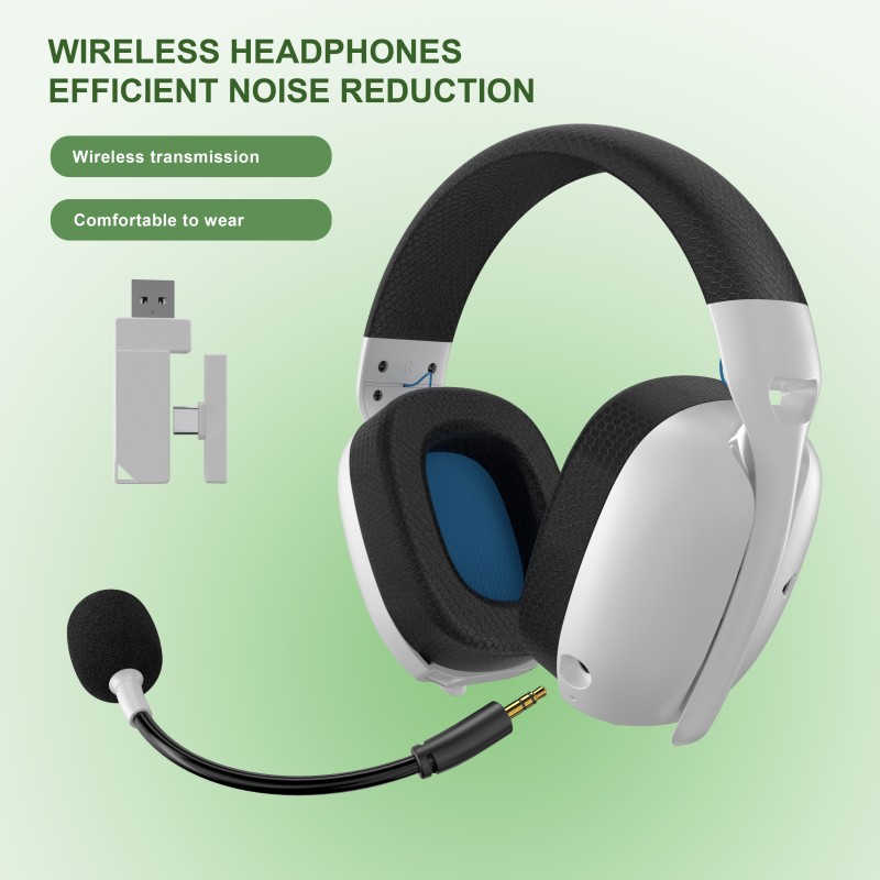 Wireless Headset Manufacturer - Custom White Lightweight