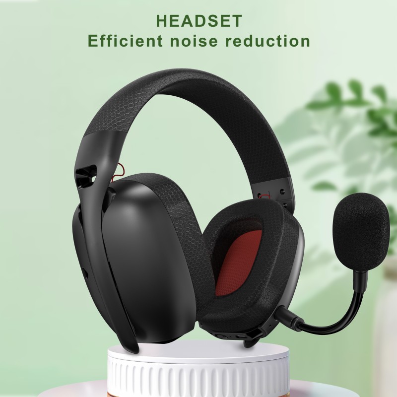 Gaming Headset Factory - Custom Black Wired Wireless Multi-mode