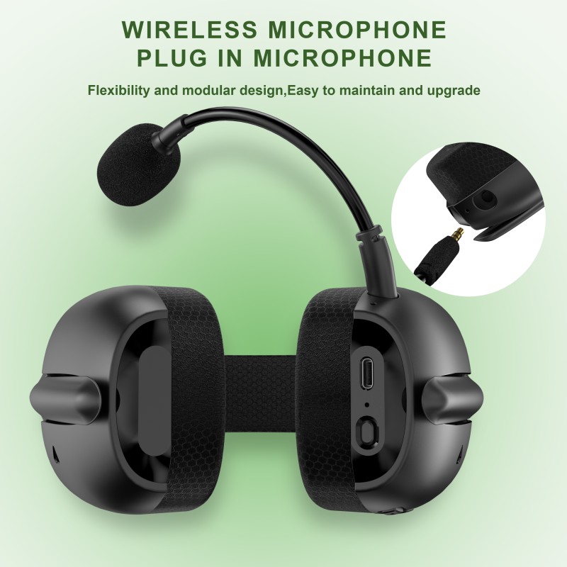 Gaming Headset Factory - Custom Black Wired Wireless Multi-mode