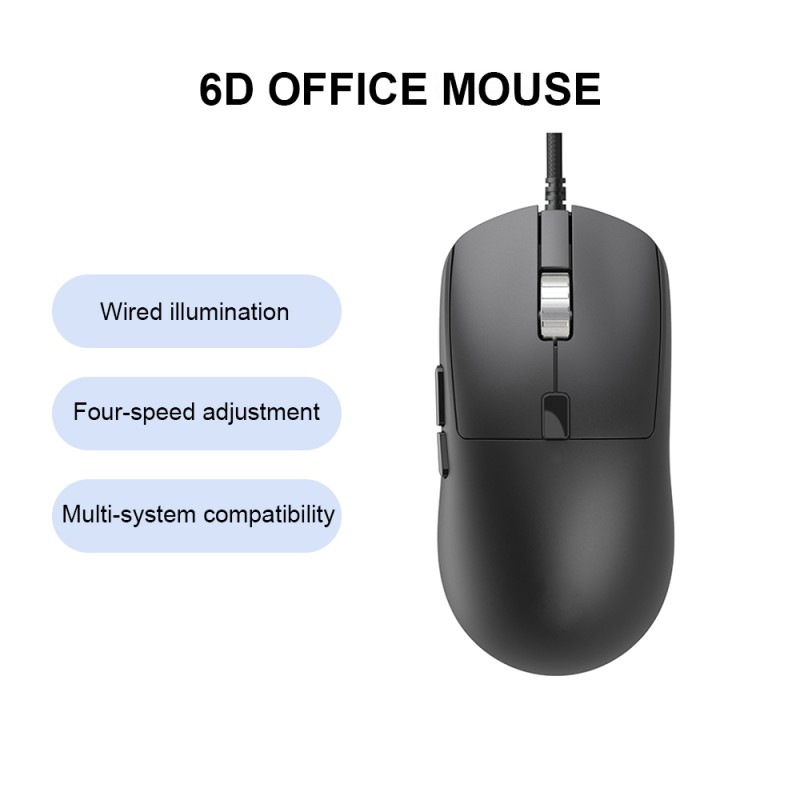 Custom Mouse Manufacturer - Customized Adjustable DPI 6D