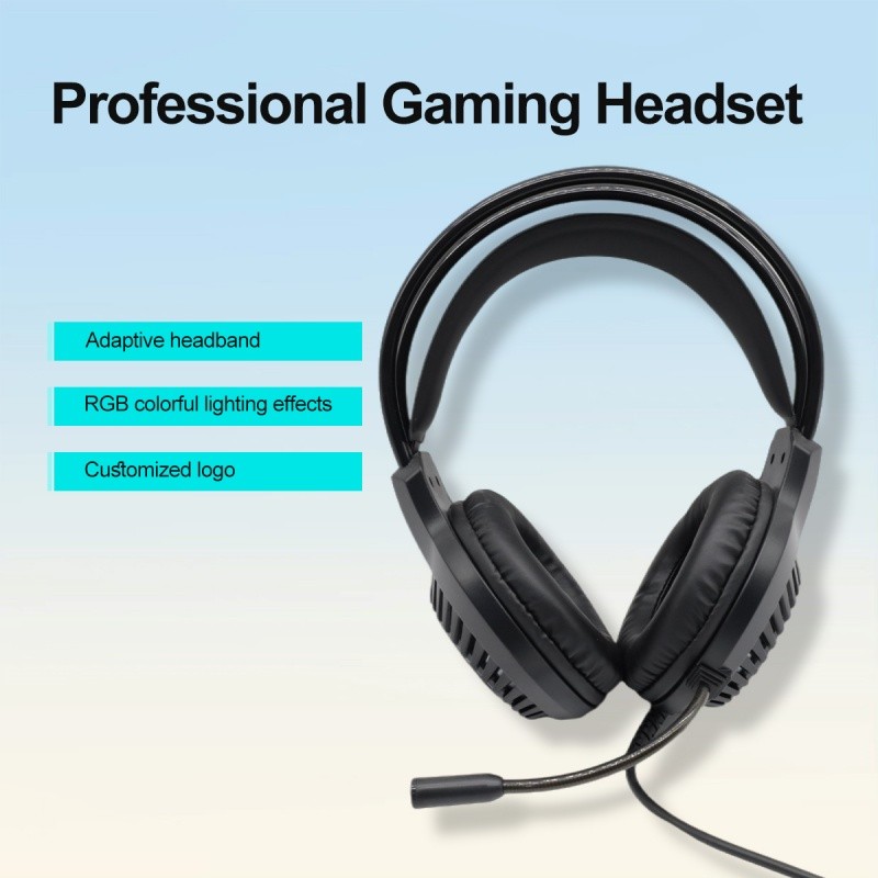 Gaming Headset Supplier - Customized Over-the-Ear RGB Wired