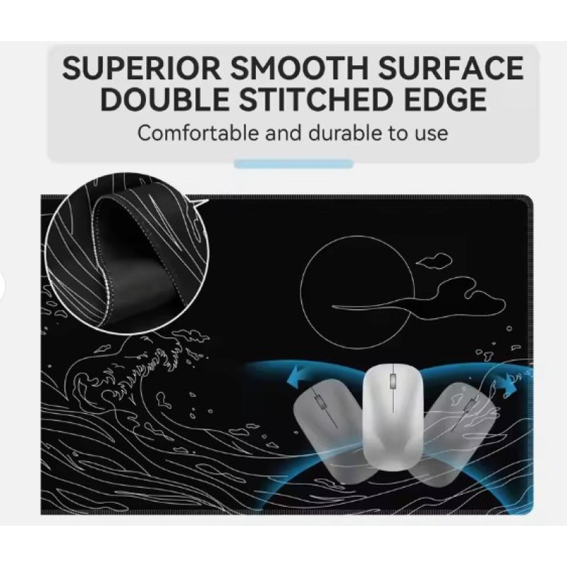 Ocean Wave Pad Manufacturer - Japanese Black Line Sea Wave