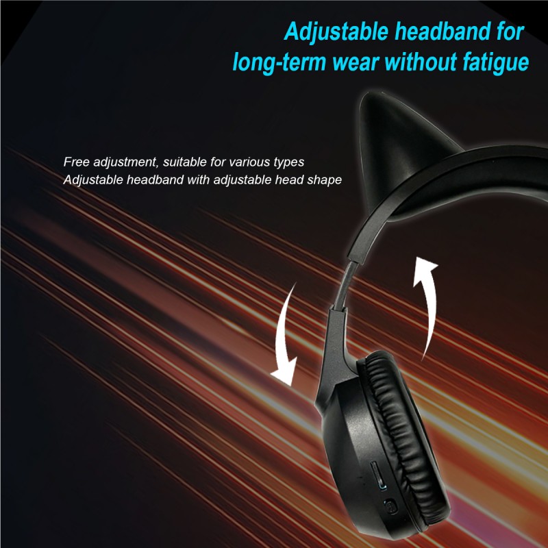 Cat Ear Headset Supplier - Cute Cat Ear Wired Microphone