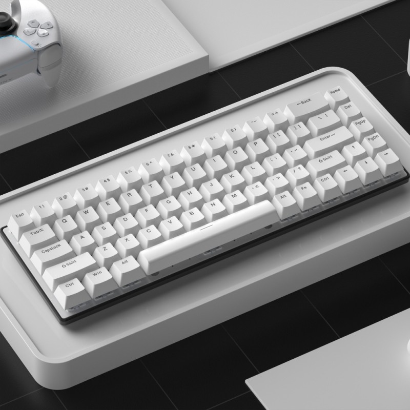 Wireless Keyboard Factory - Wholesale White 68-key