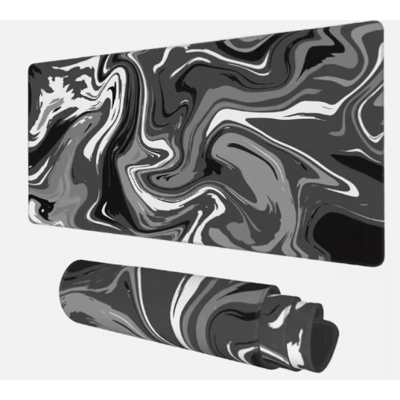 Fluid Pattern Factory - Gray White Mixed Fluid Pattern