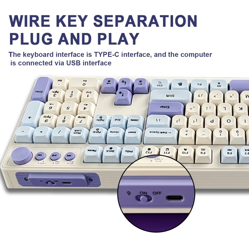 Wireless Keyboard Manufacturer - New Custom Two-color RGB