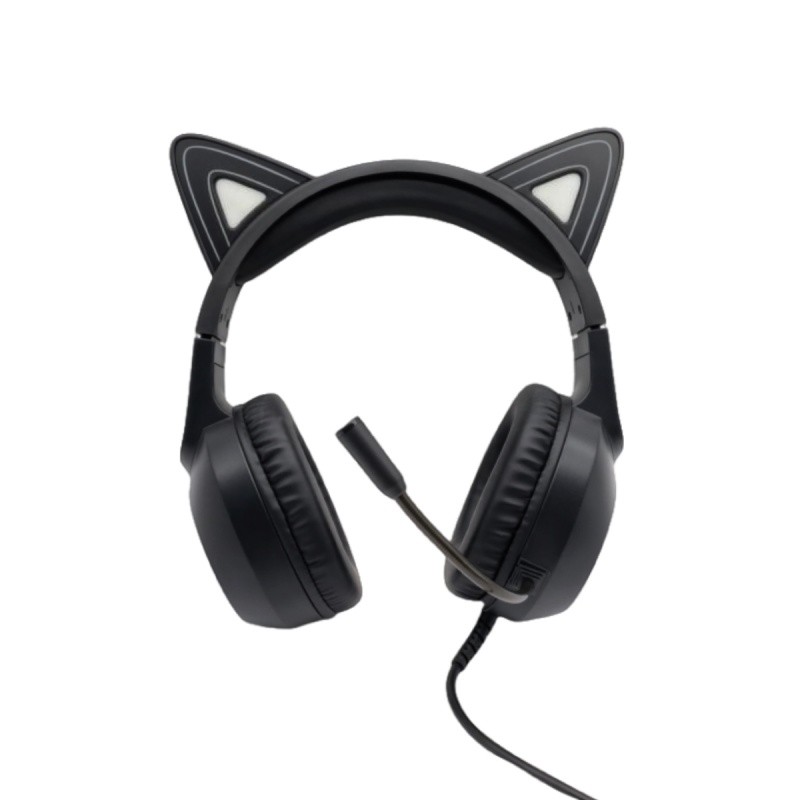 Cat Ear Headset Factory - Cute Cat Ear Shape USB Wired