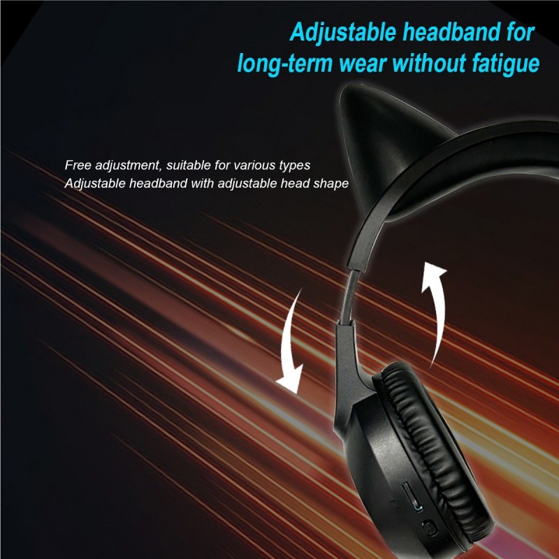Cat Ear Headset Factory - Cute Cat Ear Shape USB Wired