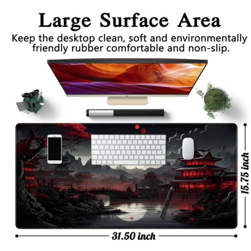 Anime Pad Supplier - Japanese Style Desk Mat Full Moon