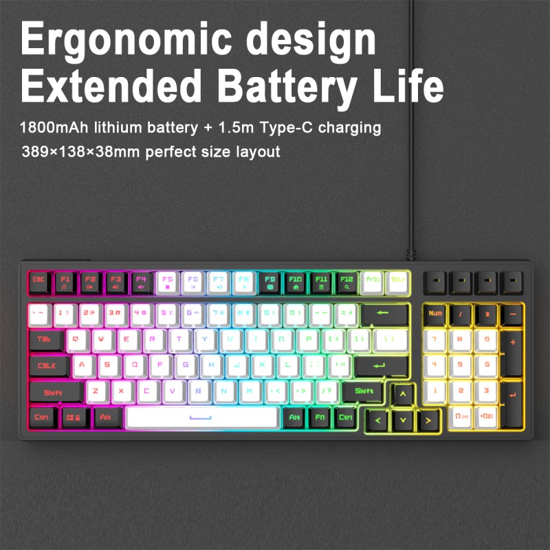 Custom Keyboard Manufacturer - Custom 96 Key Membrane Dual