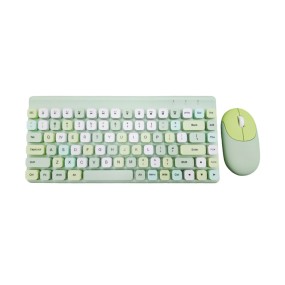 Keyboard Mouse Set Supplier - Cute Portable Colorful Green