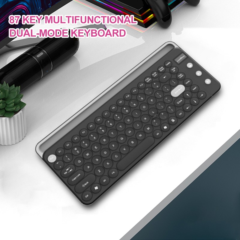 TKL Keyboard Manufacturer - Custom Dual Mode White 87-Key