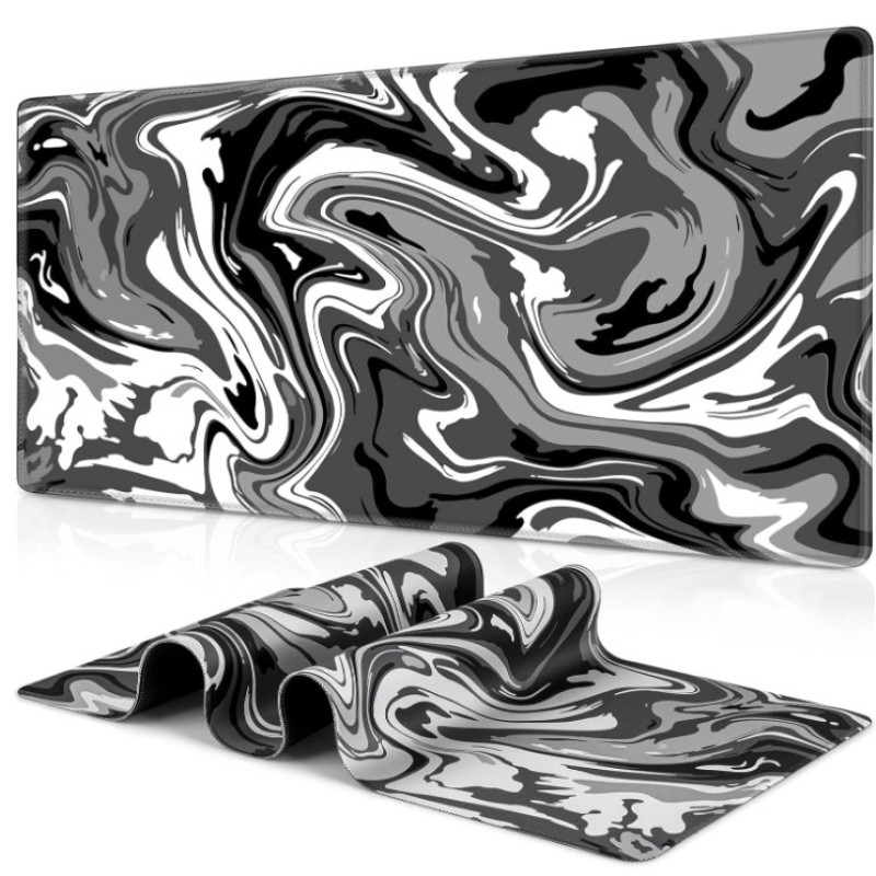 Fluid Pattern Factory - Gray White Mixed Fluid Pattern