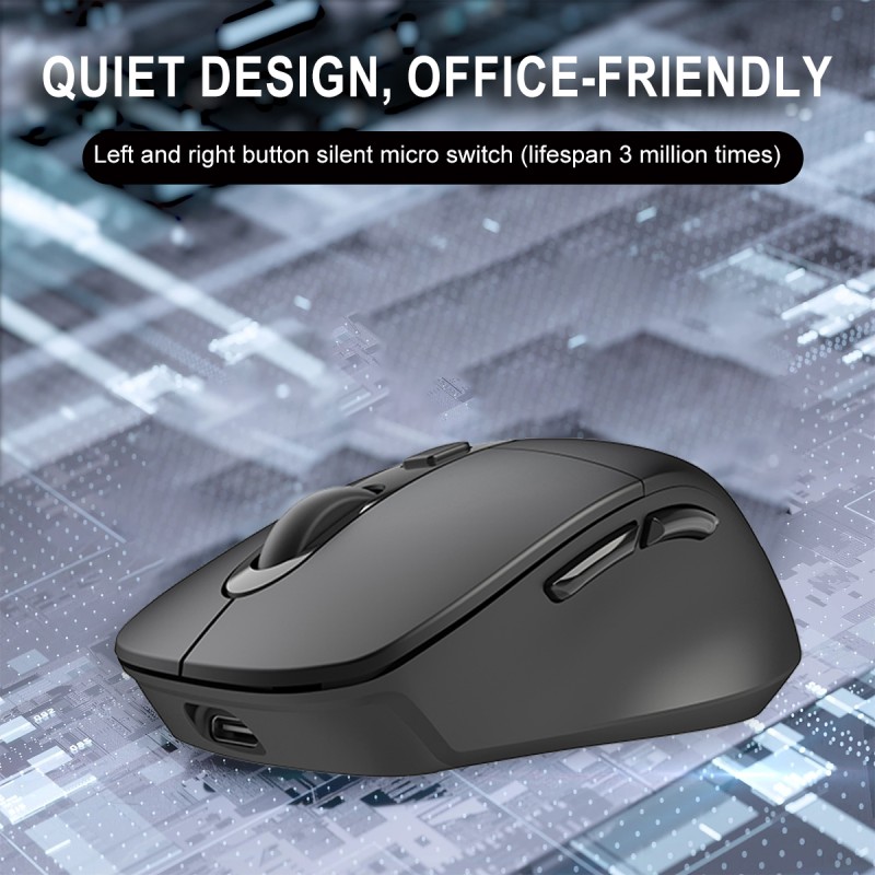 Wireless Mouse Factory - Custom Classic Black Ergonomic