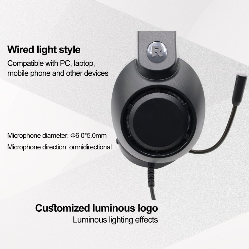 Cat Ear Headset Factory - Cute Cat Ear Shape USB Wired