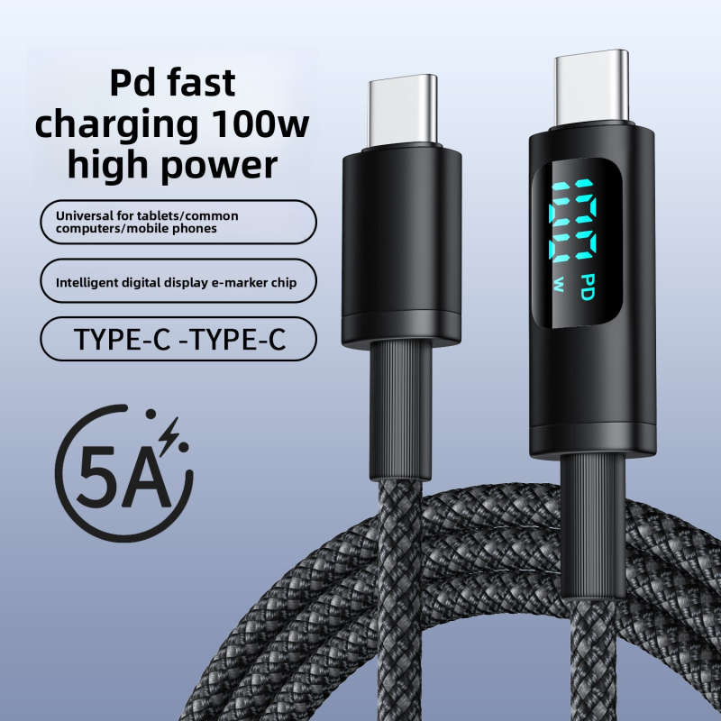 Charging Cable Manufacturer - 100W Type C Fast Charging Nylon