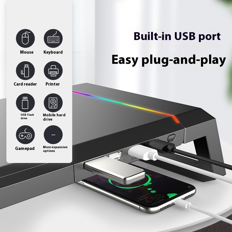 Monitor Stand Manufacturer - Core Ice Zun T1 All in One RGB