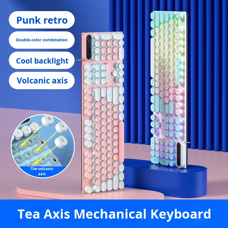 Programmable Keyboard Manufacturer - PK100 Mini RGB Capacitive 104 Keys