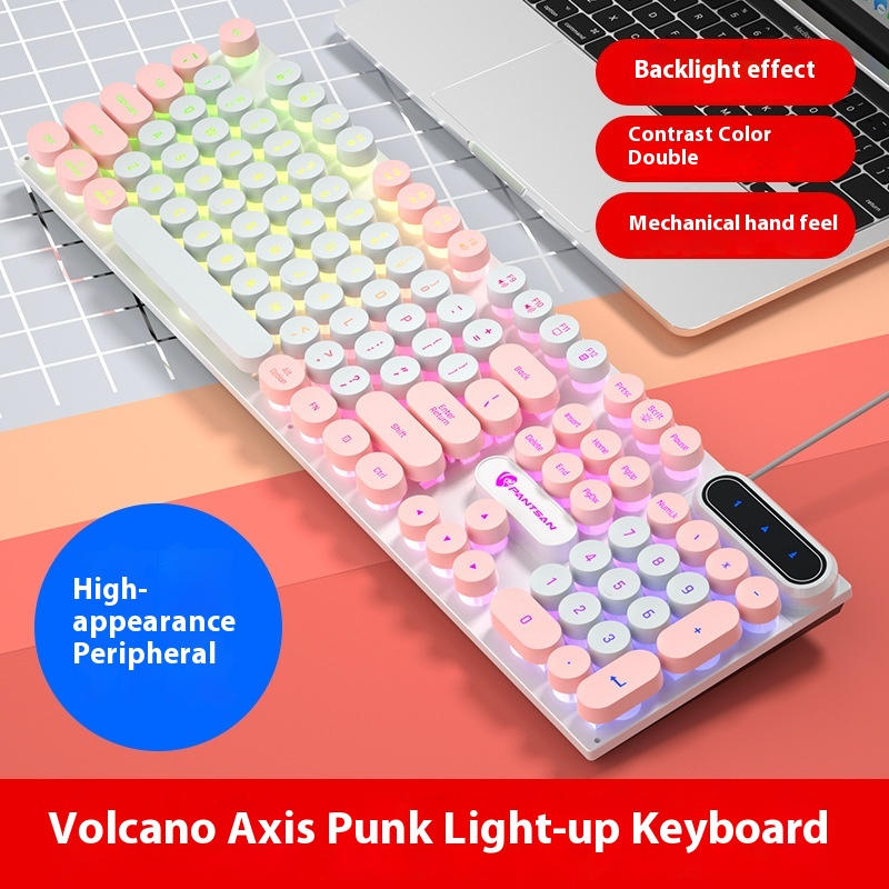 Programmable Keyboard Manufacturer - PK100 Mini RGB Capacitive 104 Keys