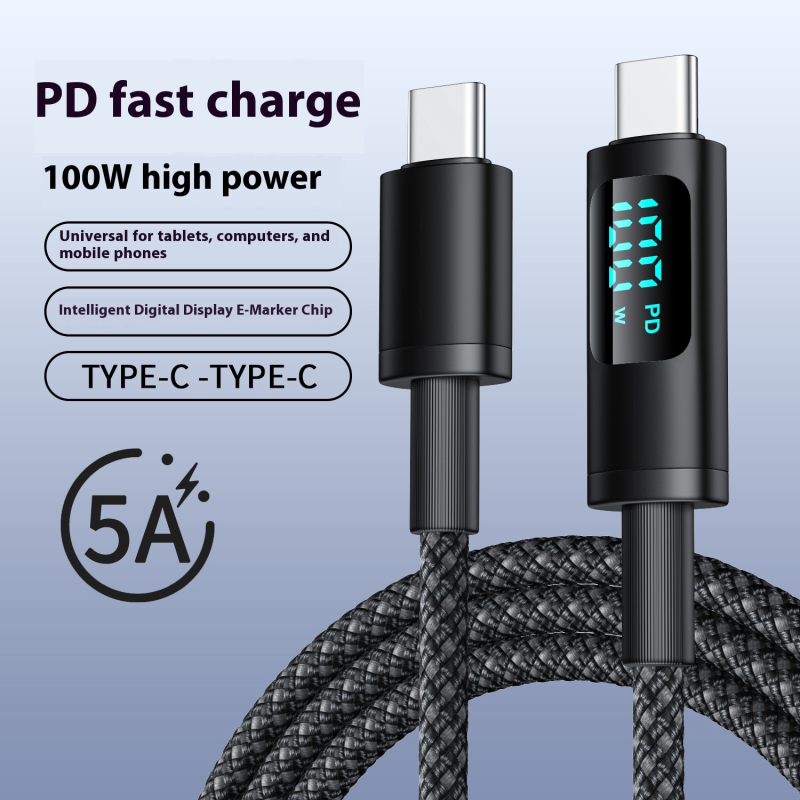 Charging Cable Manufacturer - 100W Type C Fast Charging Nylon