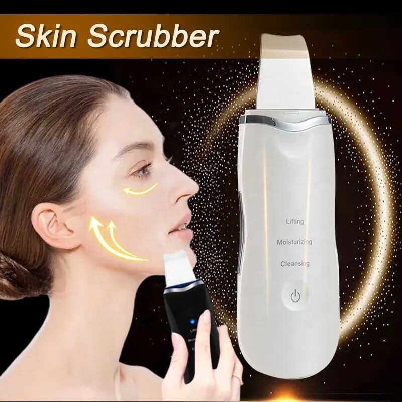 Facial Skin Exfoliator Scraper and Blackhead Remover Pore Cleaner Tool Comedones Extractor for Facial Deep Cleansing