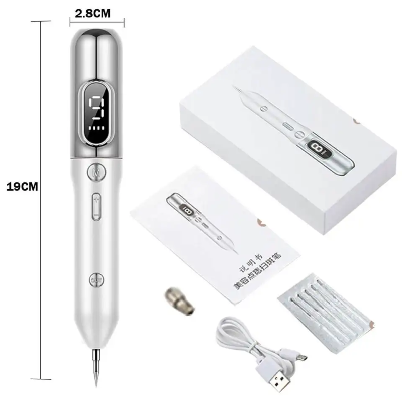 Oem Plasma Pen Rechargeable Lcd Display 9 Levels Skin Beauty Care Laser Mole Tattoo Freckle Removal Pen Dot Mole Pen