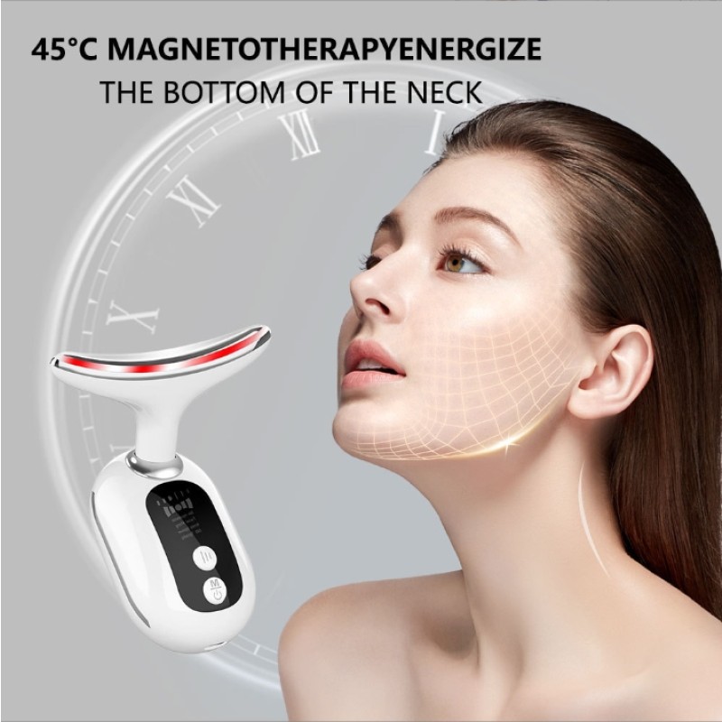 Custom Facial Micro Current Beauty Tool Fade Wrinkles Massage Electronic Rejuvenation Neck Beauty Instrument