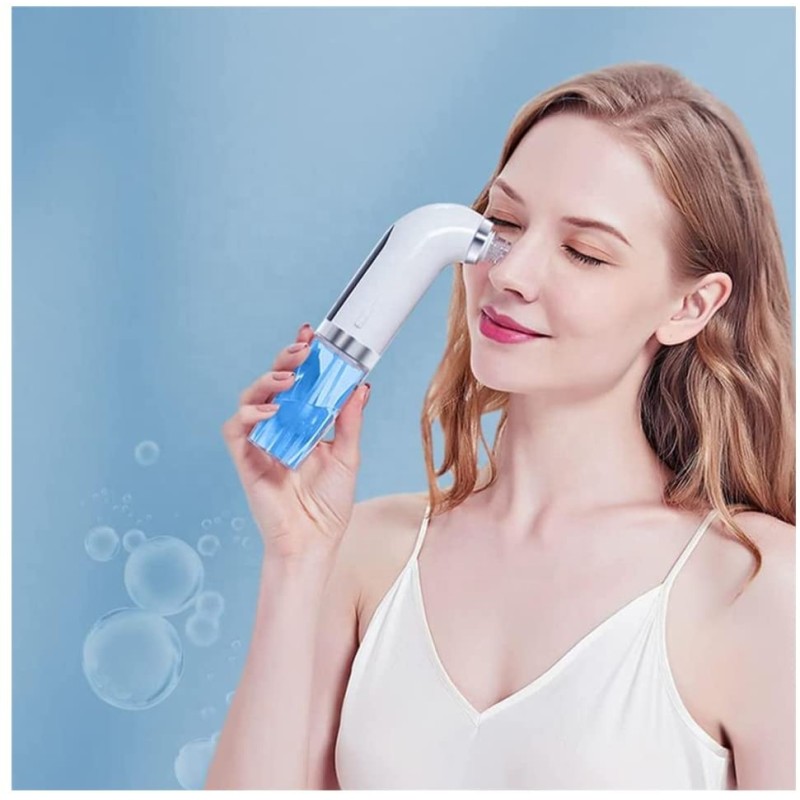 Super Micro Bubble Facial Machine Handheld Beauty Instrument Blackhead Remover Facial Vacuum Pore Blackhead Cleaner