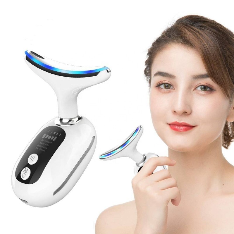 Home Use Beauty Products Ems Neck Lift Equipment Face & Neck Rejuvenation Lifting Massager Facial Lifting Led Beauty Device