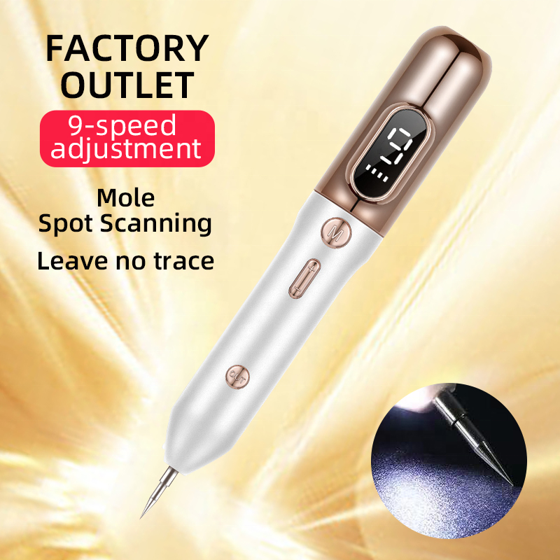Electric Plasma Pen Freckle Remove Pen Mole Wart Spot Remover Blue Light Beauty Home Use Device Portable Rechargeable