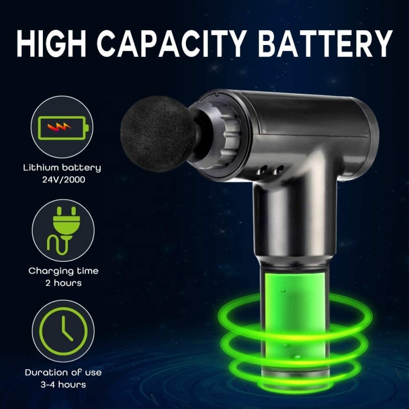 Massage Gun Deep Tissue,Percussion Back Massager Gun for Athletes Muscle Massage Gun for Pain Relief