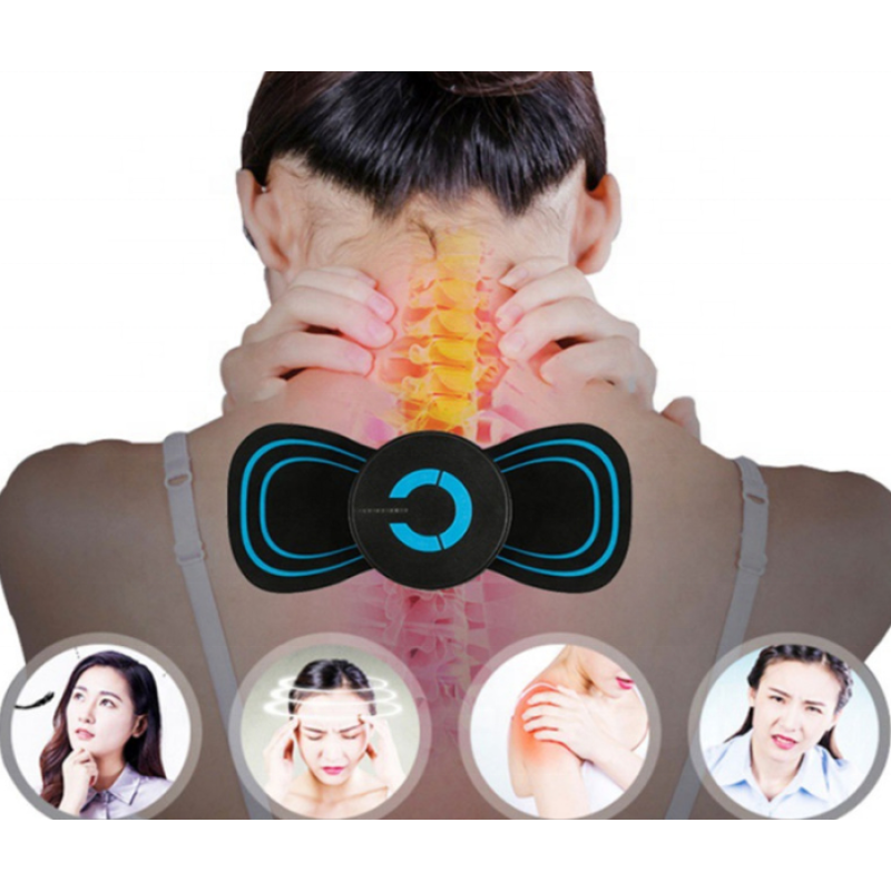 2025 Intelligent Ems Micro-current Cervical Massager Multifunctional Pocket Neck Pulse Massage Patch Pain Relief for Shoulder