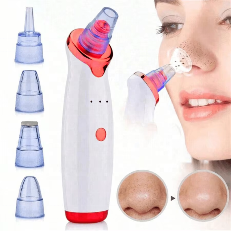 2025 Blackhead Remover Vacuum Pore Cleaner Face Cleaning Brush Ance Pimple Black Dots Spot Extractor Nano Facial Sprayer Steamer