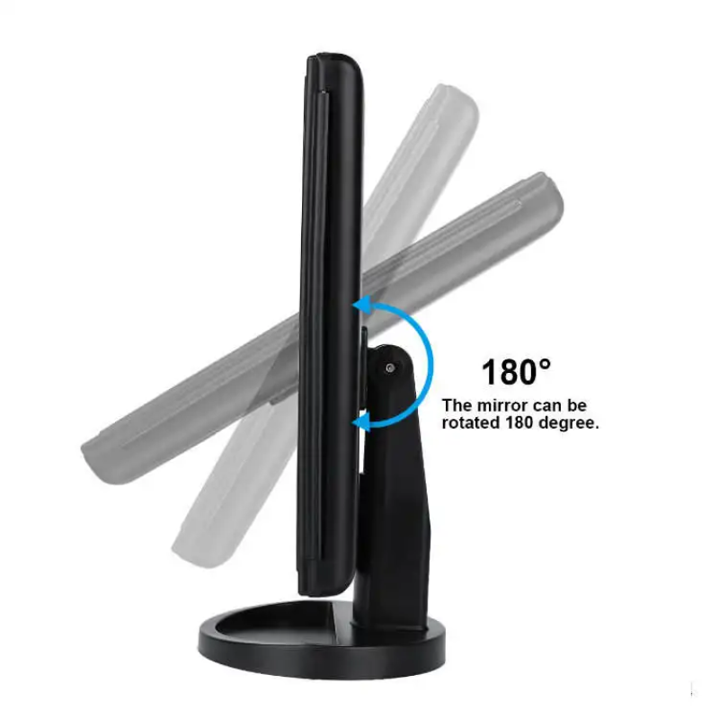 Oem Led Makeup Mirror Screen Touch Led Lightes Mirror Foldable Dust-proof Makeup Mirror Whole Sale