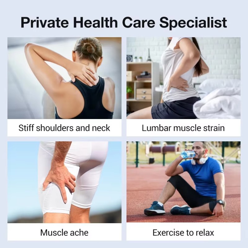 Handheld Wireless Electric Body Shaper Neck Leg Muscle Massager Anti-Cellulite Fascia Massage Gun Beauty Personal Care Device