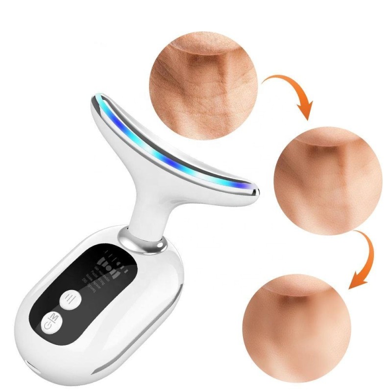 Home Use Beauty Products Ems Neck Lift Equipment Face & Neck Rejuvenation Lifting Massager Facial Lifting Led Beauty Device