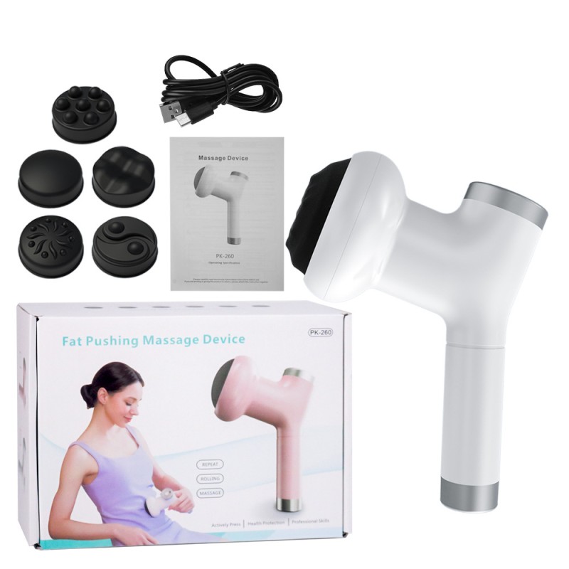 Handheld Wireless Electric Body Shaper Neck Leg Muscle Massager Anti-Cellulite Fascia Massage Gun Beauty Personal Care Device