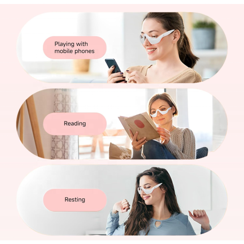 Good Quality Eye Beauty Instrument Current Pulse Eye Relax Reduce Wrinkles and Dark Circle Remove Eye Bags Massager Beauty Tool